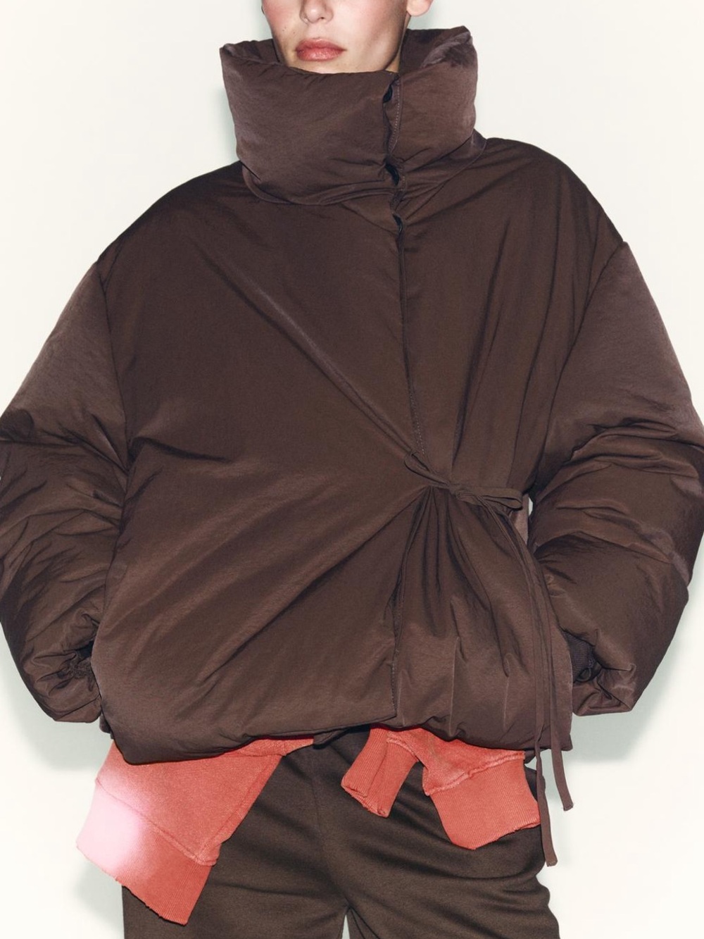 Zara Short Water and Wind Protection Puffer Anorak